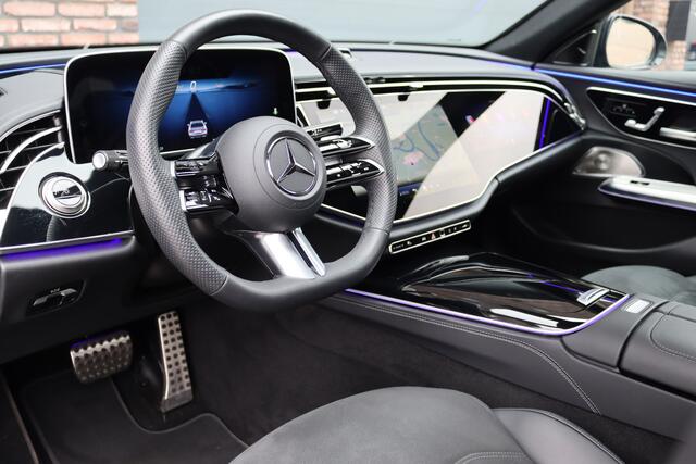 Mercedes-Benz E-KLASSE 220 d AMG Line Premium+ | Hyperscreen | Luchtvering | Achterasbesturing | Distronic | Soft-Close | Burmester | Panoramadak | Surround Camera | HUD | Verwarmd Stuurwiel | 3D-Display |