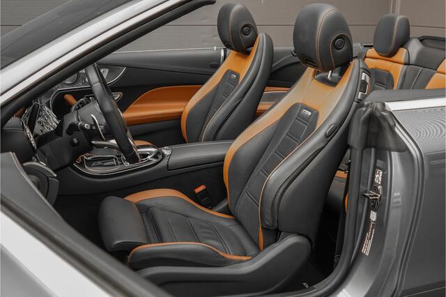 Mercedes-Benz E-KLASSE Cabrio AMG 53 4M Premium Plus Luchtvering Aircap Nappa Leder Burmester Stoelventilatie HUD
