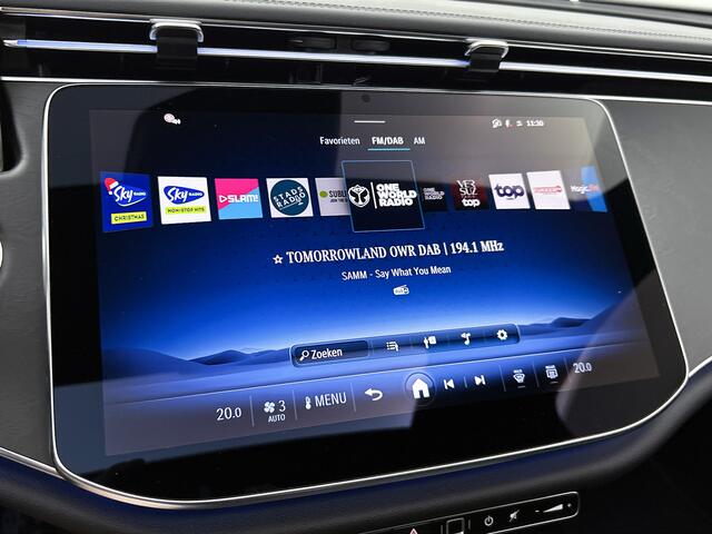 Mercedes-Benz E-KLASSE 300 e Business Solution AMG | Comfortpakket Plus | Parkeerpakket met 360°-camera | Nightpakket | Winterpakket | Trekhaak | GUARD 360° | Panoramaschuifdak | Warmtewerend, donkergetint glas | Middenconsole in zwart essenhout | 19-inch vijfspaaks AMG velgen