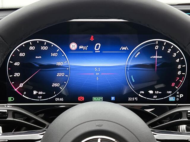 Mercedes-Benz E-KLASSE 300 e Business Solution AMG | Premium pakket | Winterpakket | Nightpakket | Leder pakket | Trekhaak | Panoramaschuifdak | 20-inch multi-spaak AMG velgen | 360° camera | Burmester® 4D surround sound system |