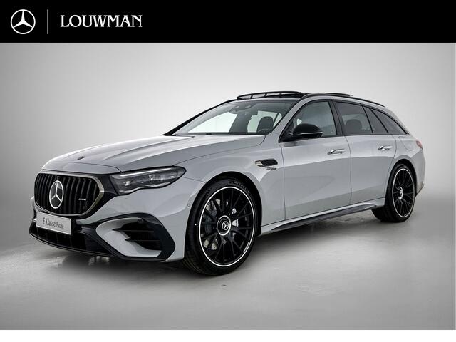 Mercedes-Benz E-KLASSE AMG 53 4MATIC+ Night Edition | Premium Plus | ENERGIZING-pakket | Winterpakket | Warmtecomfort pakket | AIR BALANCE pakket | USB-pakket Plus | Trekhaak | Stoelverwarming | Middenconsole in AMG Carbon | Multicontourstoelen | 21-inch kruisspaak AMG velgen |