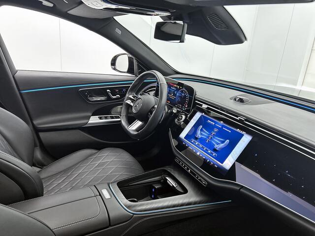 Mercedes-Benz E-KLASSE 300 e AMG Nightpakket | Superscreen | Panoramadak | Trekhaak | Alarm | Distronic | Burmester | Stoelventilatie-Verwarming | Inclusief 24 maanden Mercedes-Benz Certified garantie voor Europa.