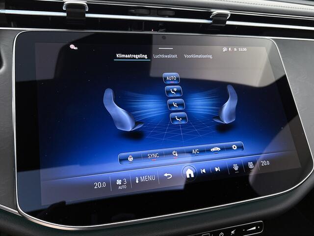 Mercedes-Benz E-KLASSE 300 e Business Solution AMG | Comfortpakket Plus | Parkeerpakket met 360°-camera | Nightpakket | Winterpakket | Trekhaak | GUARD 360° | Panoramaschuifdak | Warmtewerend, donkergetint glas | Middenconsole in zwart essenhout | 19-inch vijfspaaks AMG velgen 