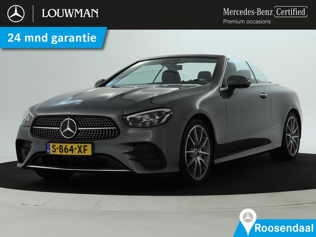 Mercedes-Benz E-KLASSE Cabrio 200 AMG Line | Aircap | Airscarf | Burmester® | Sfeerverlichting | Memory | Alarm | 360° Camera | Keyless GO | Inclusief 24 maanden Mercedes-Benz Certified garantie voor Europa.