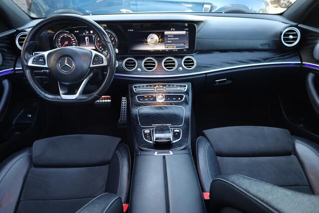 Mercedes-Benz E-KLASSE 250 Premium Plus AMG-LINE PANO BURMESTER LEER HUD CARPLAY 360-CAMERA SFEERVERL. STOELVERW. 20"AMG-LMV ZWARTE-HEMEL ENZ.