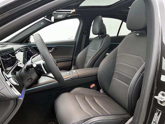 Mercedes-Benz E-KLASSE 300 e Business Solution AMG | Premium pakket | Winterpakket | Nightpakket | Leder pakket | Trekhaak | 360° camera | GUARD 360° | 20-inch Multi-spaak AMG velgen | Panoramaschuifdak | Burmester® 4D surround sound system |