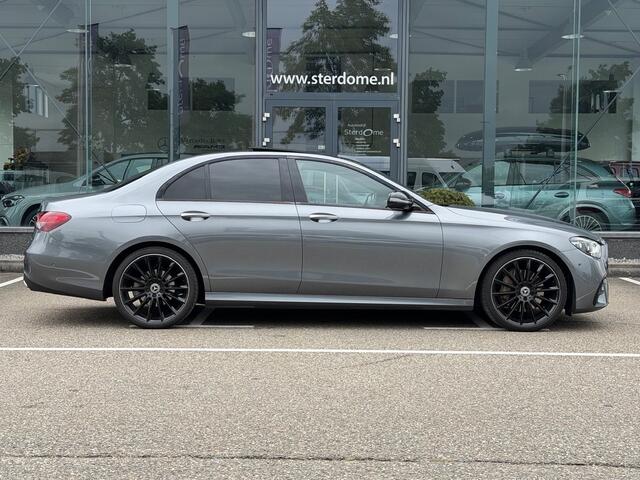 Mercedes-Benz E-KLASSE 200 Business Solution AMG l Panoramadak l Burmester I Distronic I 360 camera I Keyless I Widescreen I Lederen bekleding I Sfeerverlichting I I NL geleverde Auto I Stoelverwarming I Augmented Reality-video I