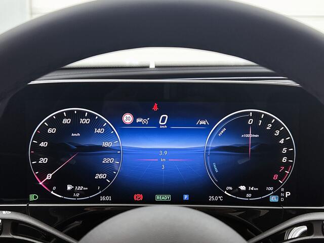 Mercedes-Benz E-KLASSE 300 e Business Solution AMG | Premium pakket | Winterpakket | Nightpakket | Leder pakket | USB-pakket Plus | Trekhaak | Panoramaschuifdak | 360° camera | Burmester® 4D surround sound | GUARD 360° | 20-inch multispaaks AMG velgen |