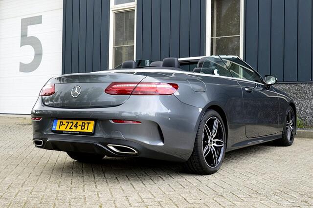 Mercedes-Benz E-KLASSE Cabrio 200 AMG-Style Premium Plus Rijklaarprijs-Garantie Leder Aircap Bermester Stoelventilatie Nek/stoelverwarming