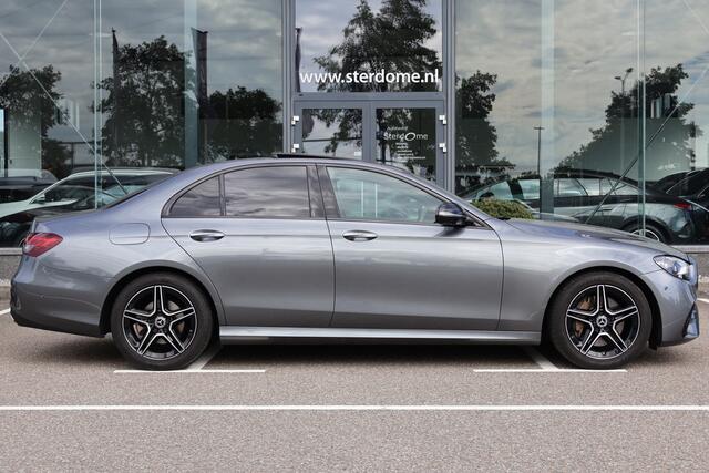 Mercedes-Benz E-KLASSE 200 Business Solution AMG l Panoramadak l Burmester I Distronic I 360 camera I Keyless I Widescreen I Lederen bekleding I Sfeerverlichting I I NL geleverde Auto I Stoelverwarming I Augmented Reality-video I