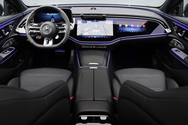 Mercedes-Benz E-KLASSE AMG 53 4MATIC+ Premium | 612pk | Hyperscreen | Achterasbesturing | Distronic+ | Burmester | HUD | Digital Light | Stoelventilatie | Surround Camera | Keyless Go | Soft-Close | Dynamic Plus-pakket |