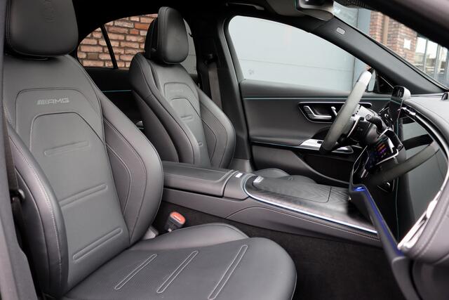 Mercedes-Benz E-KLASSE AMG 53 4MATIC+ Premium | 612pk | Hyperscreen | Achterasbesturing | Distronic+ | Burmester | HUD | Digital Light | Stoelventilatie | Surround Camera | Keyless Go | Soft-Close | Dynamic Plus-pakket |