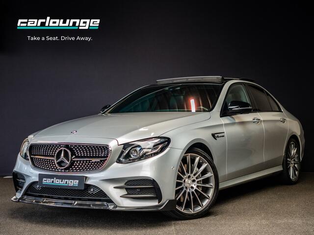 Mercedes-Benz E-KLASSE AMG 43 4Matic Burmester | AMG pakket | Stoelvent | frontcamera | memory | BLIS | luchtvering | head-up | carpaly