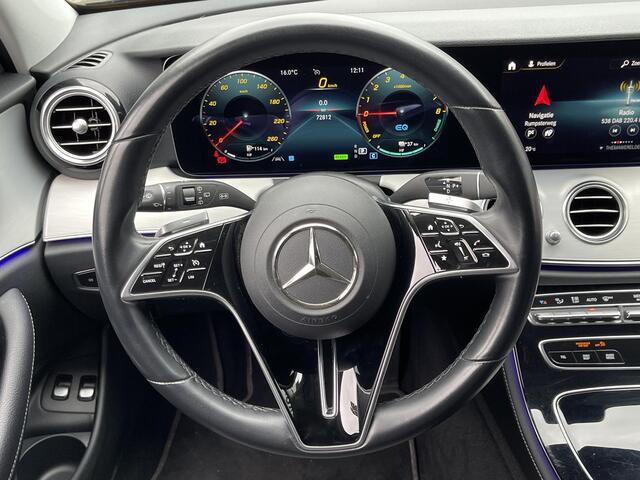 Mercedes-Benz E-estate 300 e Avantgarde 18"/Sfeerverlichting/Dodehoek/Stoelverwarming/Apple Carplay & Android Auto/Elektrische Klep/Camera/PDC v+a