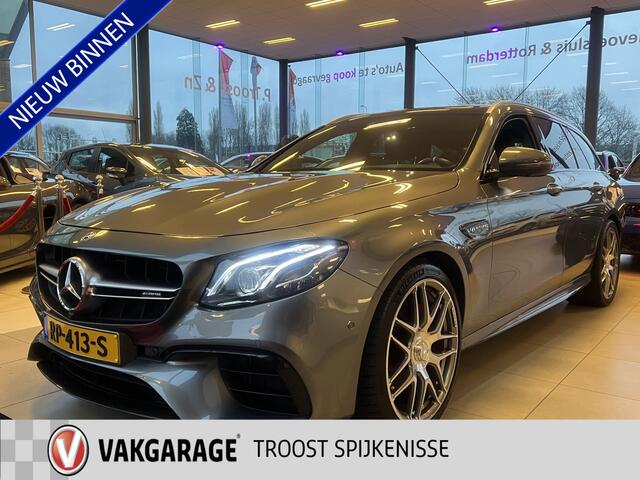 Mercedes-Benz E-estate AMG 63 S 4MATIC Premium Plus, 612pk, NL Auto, BTW Verrekenbaar, Burmester, Panoramadak, Leder, Stoelverwarming/ventilatie/massage, Carbon Pakket, Navigatie, 360 Camera, Sfeerverlichting, Head Up, DAB, 20" Lmv