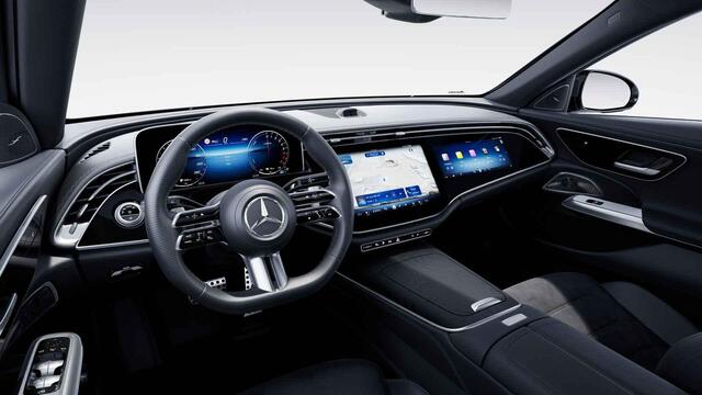 Mercedes-Benz E-estate 300e AMG Line | Panoramadak | Superscreen | Trekhaak | Burmester | Keyless GO | Rij assistentiepakket |