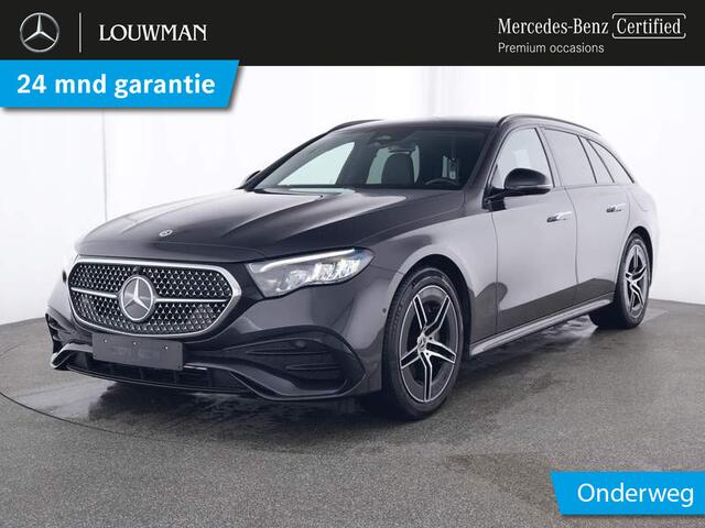 Mercedes-Benz E-estate 300 e AMG Plug-In Hybride | Trekhaak | MBUX Superscreen | AMG Styling | Night Pakket | Keyless-Go | Distronic | Selfie Camera | Inclusief 24 maanden MB Certified garantie voor Europa.