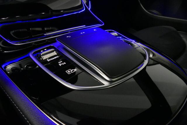 Mercedes-Benz E-estate 300 e AMG Line / E63 AMG Grill / E63 AMG Diffuser / Panoramadak / Burmester Sound System / Sfeerverlichting / Luchtvering (achteras) / LED High Performance / 20'' LMV / Night pakket / Apple Carplay - Andriod auto / Stoelverwarming / Trekhaak (zwenkbaar) /