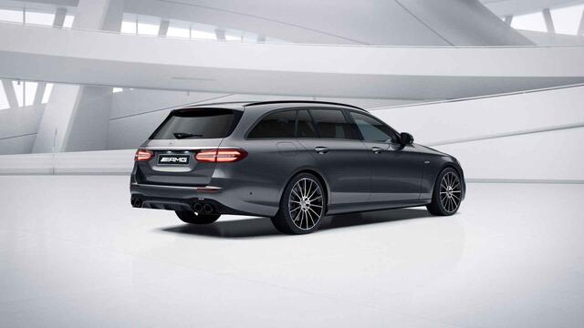 Mercedes-Benz E-estate AMG 53 4MATIC Premium Plus | Rijassistentiepakket | Headup | Burmester | Panoramadak | Memory | 360 graden camera | Sfeerverlichting |