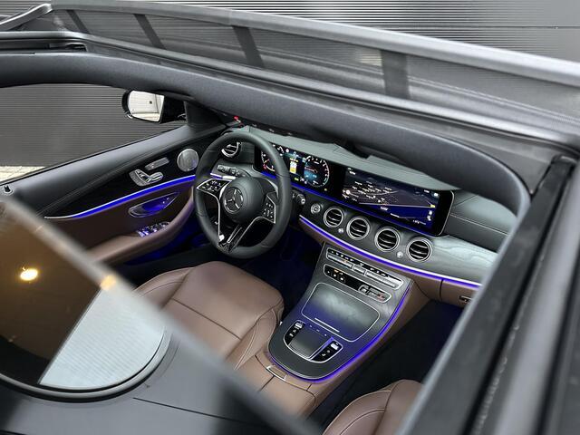Mercedes-Benz E-estate 300e AMG | Premium + | Nightpakket | Panoramadak | 360° Camera | Head-up display | Sluitbekrachtiging | Memorystoelen Verwarmd | Trekhaak | Burmester | Showmodel sale