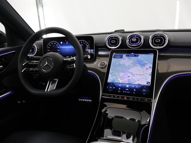 Mercedes-Benz E-estate C 300 Business Solution AMG Night pakket | Panoramadak | 18 inch LM Velgen | Apple Carplay | Digital Light | Dodehoek | 360camera |