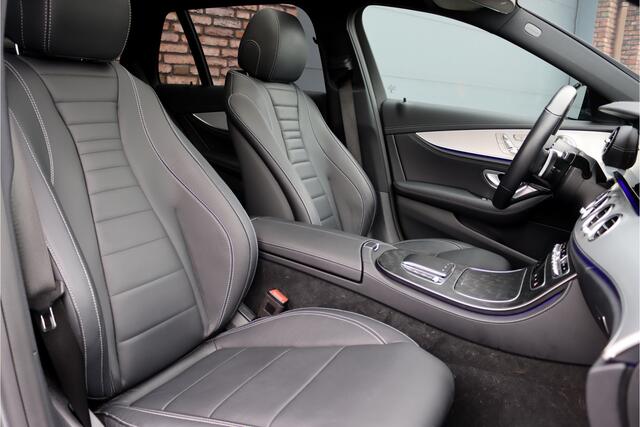 Mercedes-Benz E-estate 300 de 4MATIC Premium+ AMG Line Aut9 | Panoramadak | Distronic+ | Memory | Burmester | Trekhaak | Surround Camera | Keyless Go | Stoelverwarming | Sfeerverlichting | Rijassistentiepakket+ |