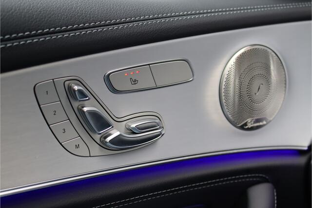 Mercedes-Benz E-estate 300 de 4MATIC Premium+ AMG Line Aut9 | Panoramadak | Distronic+ | Memory | Burmester | Trekhaak | Surround Camera | Keyless Go | Stoelverwarming | Sfeerverlichting | Rijassistentiepakket+ |