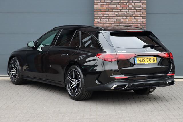 Mercedes-Benz E-estate 200 AMG Line Aut9 | Distronic Pro | Trekhaak | Verwarmd Stuurwiel | Camera | Keyless Go | High Perf. LED | Zitcomfortpakket | Nightpakket |
