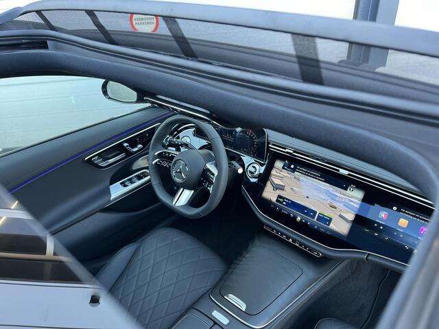 Mercedes-Benz E-estate 300 e Sport Edition | AMG Line | Premium Pakket | Night Pakket | Winter Pakket | Rijassistentiepakket Plus | Panoramadak | AIRMATIC Luchtvering | Trekhaak | Burmester 4D Surround | 360° Camera | Apple CarPlay | Android Auto | Stuurverwarming