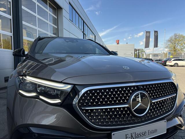 Mercedes-Benz E-estate 300 e Sport Edition | AMG Line | Premium Pakket | Night Pakket | Winter Pakket | Rijassistentiepakket Plus | Panoramadak | AIRMATIC Luchtvering | Trekhaak | Burmester 4D Surround | 360° Camera | Apple CarPlay | Android Auto | Stuurverwarming