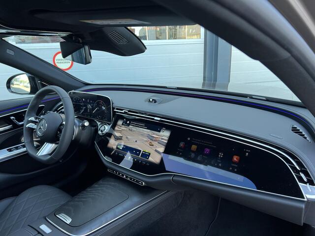 Mercedes-Benz E-estate 300 e Sport Edition | AMG Line | Premium Pakket | Night Pakket | Winter Pakket | Rijassistentiepakket Plus | Panoramadak | AIRMATIC Luchtvering | Trekhaak | Burmester 4D Surround | 360° Camera | Apple CarPlay | Android Auto | Stuurverwarming