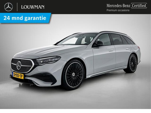 Mercedes-Benz E-estate 300 e AMG Line | Hyperscreen | Multispaaks lichtmetalen velgen | Navigatie | Panoramadak | Parking support | Alarm | Diverse opties meer | Inclusief 24 maanden MB Certified garantie voor Europa