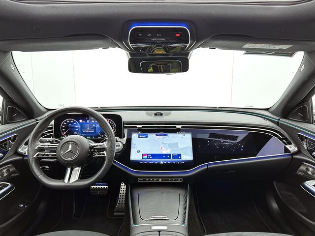Mercedes-Benz E-estate 300 e AMG Line | Hyperscreen | Multispaaks lichtmetalen velgen | Navigatie | Panoramadak | Parking support | Alarm | Diverse opties meer | Inclusief 24 maanden MB Certified garantie voor Europa