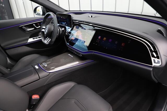 Mercedes-Benz E-estate AMG 53 Hybrid 4-MATIC+ | 612PK | Luchtvering | Achterasbesturing | Head-up | Carbon | Burmester 4D | Keyles-go | Sfeerverlichting | Digital-light | AMG Drivers-pack | 2024.