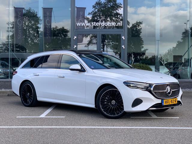Mercedes-Benz E-estate 300 e Avantgarde l Panoramadak l Burmester l DISTRONIC plus l Niveauregeling l DIGITAL LIGHT l 360 gr Camera l Winterpakket l Apple & Android auto l Memory pakket l Stoelverwarming l