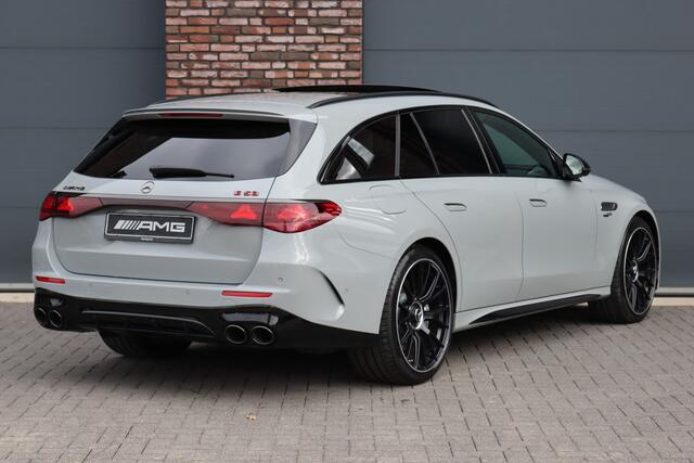 Mercedes-Benz E-estate AMG 53 4MATIC+ | 585pk | MBUX Hyperscreen | Achterasbesturing | Distronic | Memory | Burmester | Digital Light | Trekhaak | Surround Camera | Verwarmd Stuurwiel | AMG-Nightpakket | Augmented Reality |
