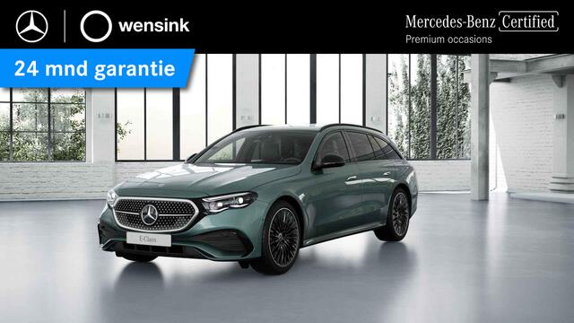 Mercedes-Benz E-estate 300 e AMG Line | Premium pakket | Head up display | 20 inch | Panoramadak | Trekhaak | Night pakket | Verlichte grille |