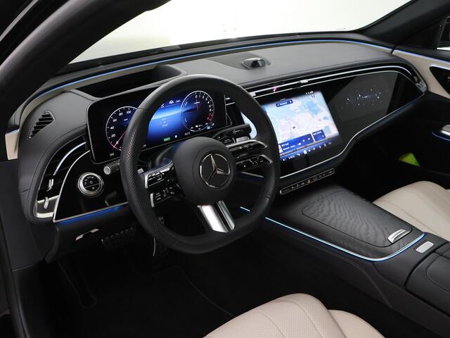Mercedes-Benz E-estate 300 e AMG Line | Superscreen | Beige interieur | Massage | Head up | 20 inch | Trekhaak |