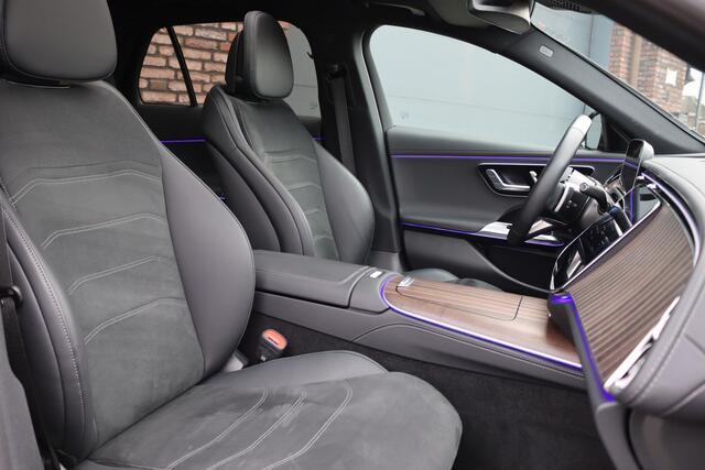 Mercedes-Benz E-estate 300 e AMG Line | Distronic | Panoramadak | Memory | Trekhaak | Soft-Close | Surround Camera | Digital Light | Verwarmd Stuurwiel | Keyless Go | Nightpakket |