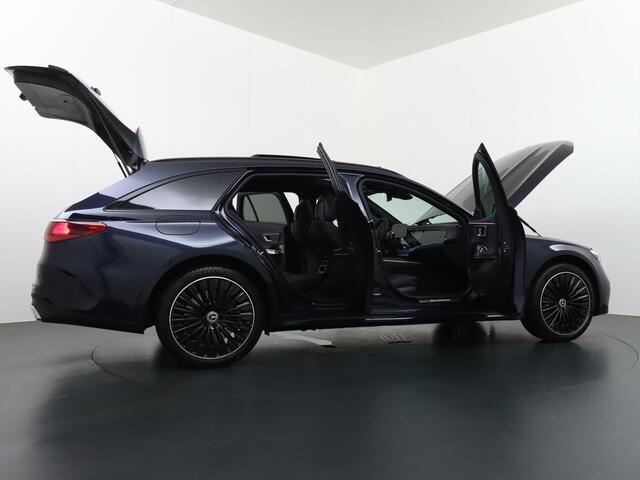 Mercedes-Benz E-estate 300 e Sport Edition | Superscreen | Luchtvering | Trekhaak Wegklapbaar | Panorama - Schuifdak | Stoelventilatie | Burmester 4D Surround Sound | Distronic Cruise Control | Nightpakket