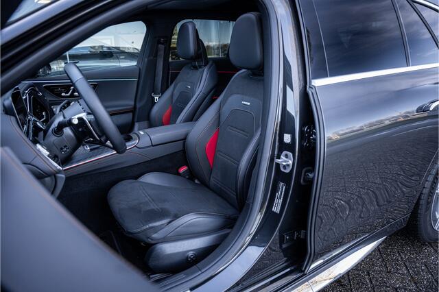 Mercedes-Benz E-estate AMG 53 4MATIC+ Hyperscreen ** Massage ** Burmester ** Panodak ** Trekhaak ** Verwarmd stuurwiel ** Standkachel ** Verlichte grille ** Dashcam