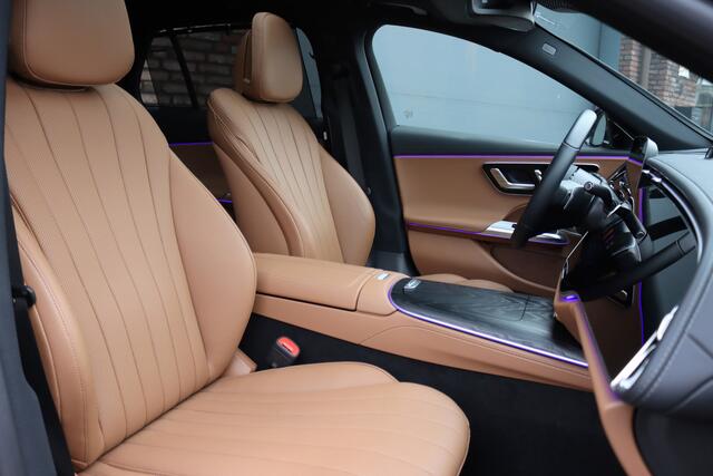 Mercedes-Benz E-estate 300 e Exclusive Line Premium+ | Luchtvering | Hyperscreen | Distronic+ | Stoelventilatie | HUD | Zonnerollo's | 3D-Display | Digital Light | Trekhaak | Soft-Close | Burmester |