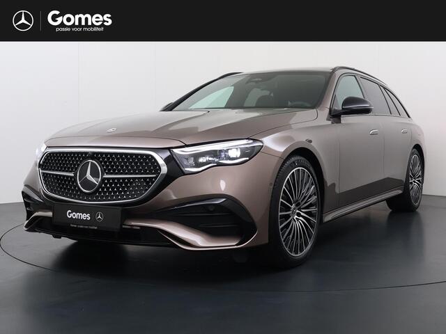 Mercedes-Benz E-estate 300 e Business Solution AMG | Night Pakket | Trekhaak | Panoramadak | 360° Camera | Augmented Reality voor Navigatie | DISTRONIC Afstandsassistent | Dodehoekassistent | Verkeersbordassistent | DIGITAL LIGHT | Elektrisch Verstelbare Stoelen + Memory | Stoe