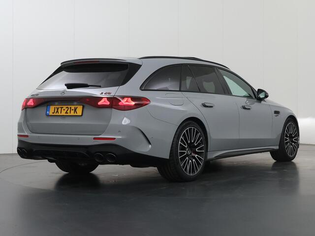Mercedes-Benz E-estate AMG 53 4MATIC+ | Night | AMG performance stoelen | AMG dynamic plus pakket | Panoramadak | Superscreen | Trekhaak | Premium plus | Burmester |