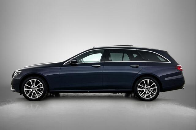 Mercedes-Benz E-estate 200 Avantgarde Premium | Trekhaak | Alarm SCM3 | Burmester Sound | Leder | Panorama schuifdak | Privacy Glass | Parkeerpakket met 360°-camera | NL 1e eigenaars auto | Inclusief 24 maanden Mercedes-Benz Certified garantie voor Europa.