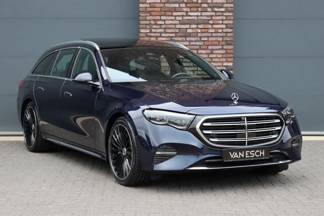 Mercedes-Benz E-estate 300 e Exclusive Line Premium | Hyperscreen | Luchtvering | Massage | Stoelventilatie | Burmester | Nappa Leder | Panoramadak | HUD | 3D-Display | Digital Light | Augmented Reality |
