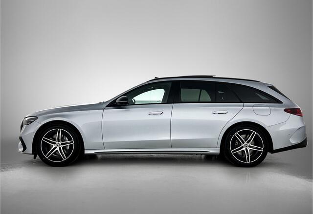 Mercedes-Benz E-estate 300 e Business Solution AMG | Winterpakket | Nightpakket | Comfortpakket Plus | Trekhaak | Head-up display | Panoramaschuifdak | Sierelement zwart essenhout |
