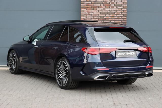 Mercedes-Benz E-estate 300 de 4MATIC AMG Line | Hyperscreen | Distronic+ | Zonweringpakket | Trekhaak | Stoelventilatie | HUD | 3D-Display | Burmester | Panoramadak |