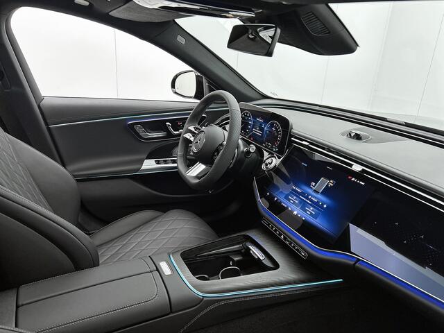 Mercedes-Benz E-estate 300 e Business Solution AMG | Premium pakket | Winterpakket | Nightpakket | Leder pakket | Trekhaak | Panoramaschuifdak | 20-inch multispaaks AMG velgen | 360° camera | GUARD 360° | Burmester® 4D surround sound system |