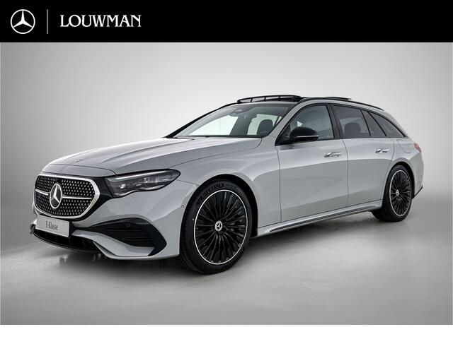 Mercedes-Benz E-estate 300 e Business Solution AMG | Premium pakket | Winterpakket | Nightpakket | Leder pakket | Trekhaak | 360° camera | GUARD 360° | Panoramaschuifdak | Burmester® 4D surround sound |